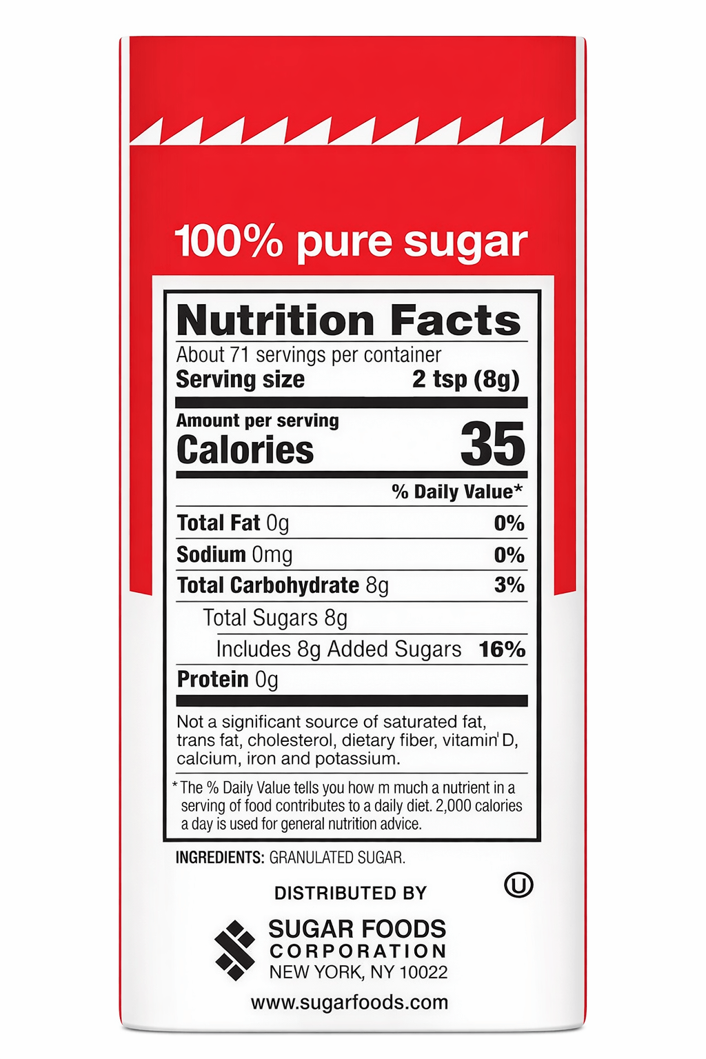 N’Joy Pure Granulated Sugar Canisters 22 oz (Pack of 4) for easy pour and mess-free dispensing of granulated sugar canisters
