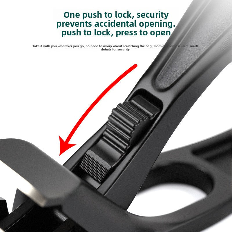 Stainless Steel Nail Clippers with Large Opening