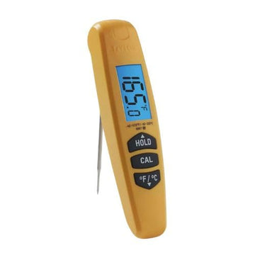 Taylor Thermocouple Digital Folding Probe Thermometer 9867FDA – FDA & NSF Certified Food Thermometer