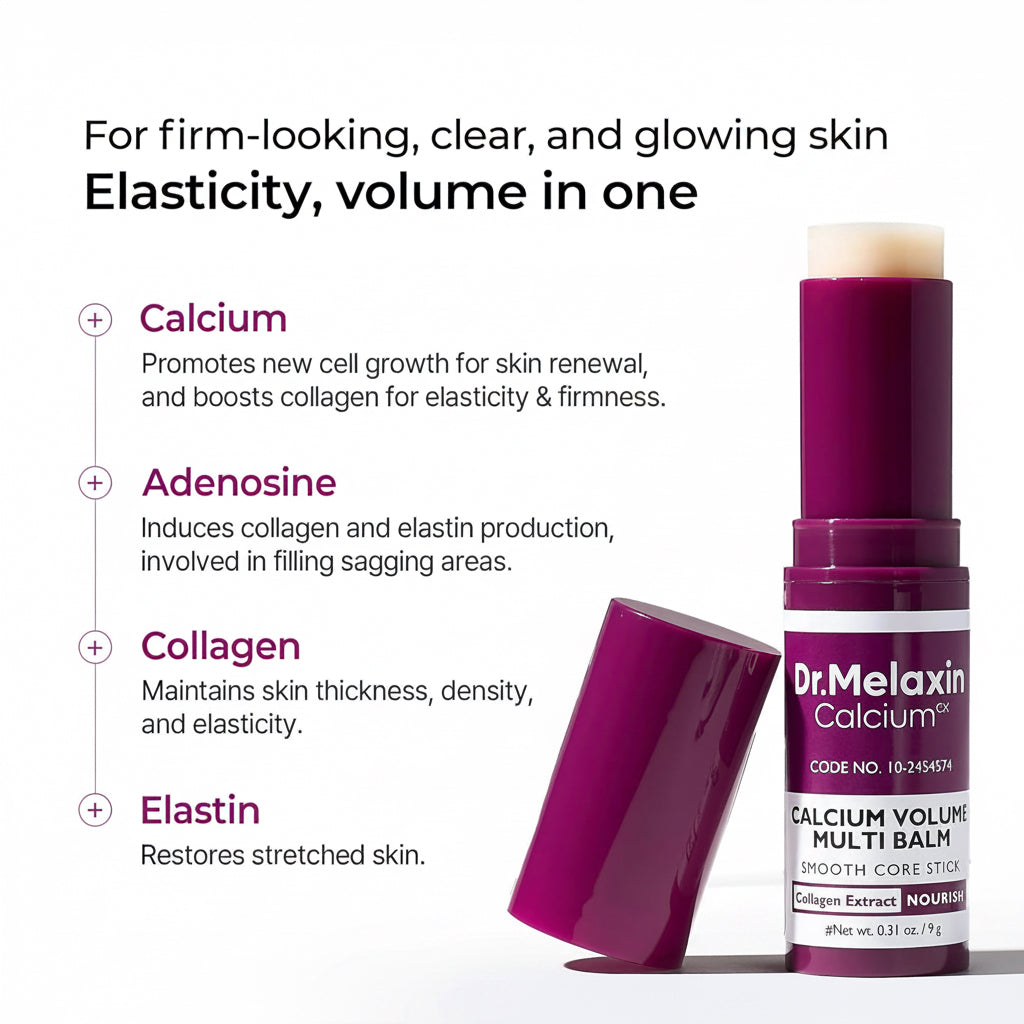 Dr. Melaxin Collagen Multi Balm Stick 0.31 oz – Korean Wrinkle Balm for Face, Neck & Eyes, Firming Collagen Stick for Dark Circles