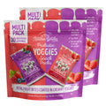 Nature’s Garden Probiotic Yoggies 21 oz multi-pack featuring Strawberry and Mixed Berry flavors in snack packs.
