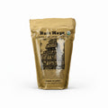 Ruta Maya Coffee packaging with 100% organic label, showcasing organic dark roast coffee from Chiapas, Mexico.
