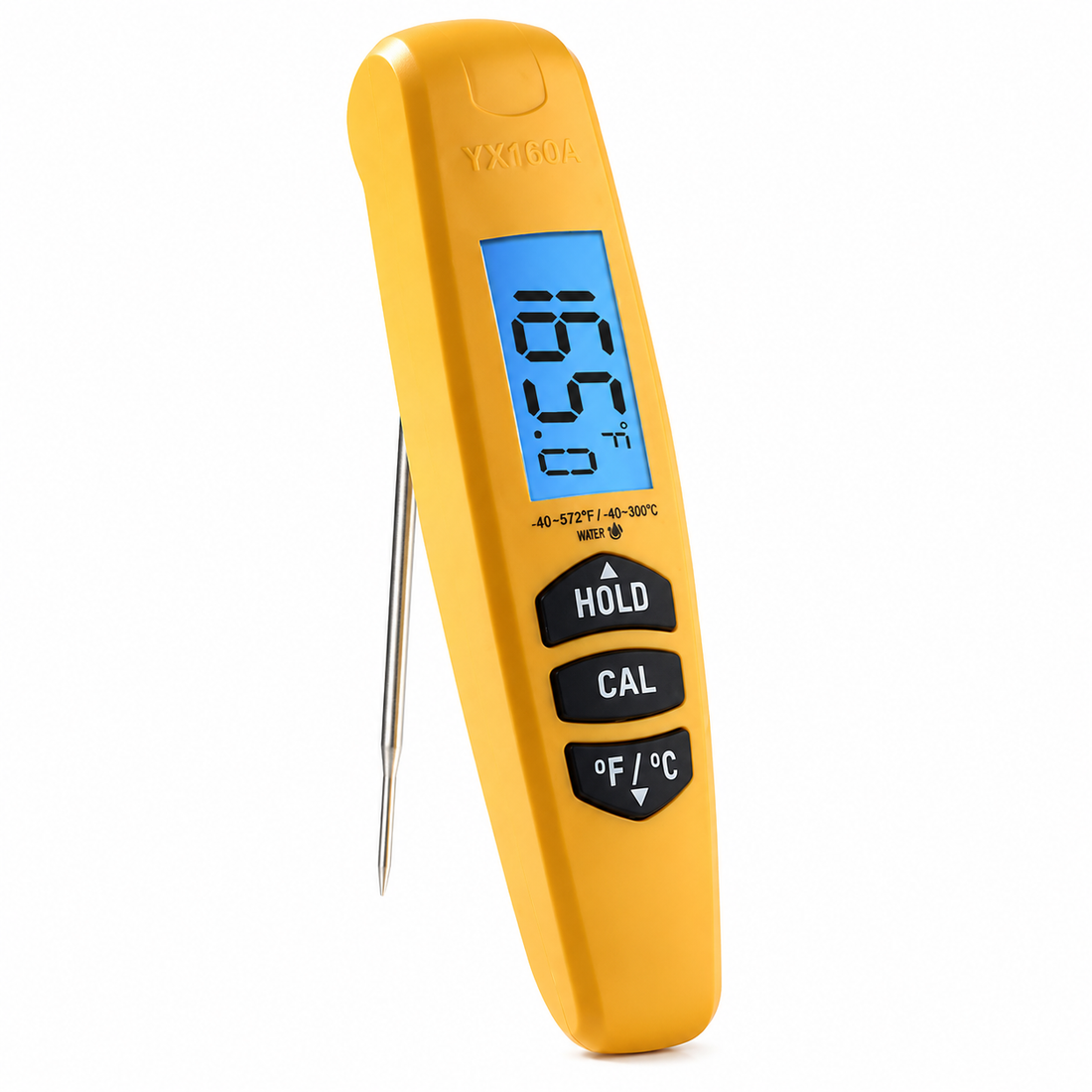 Taylor Thermocouple Digital Folding Probe Thermometer 9867FDA – FDA certified folding probe thermometer for accurate temperature readings.