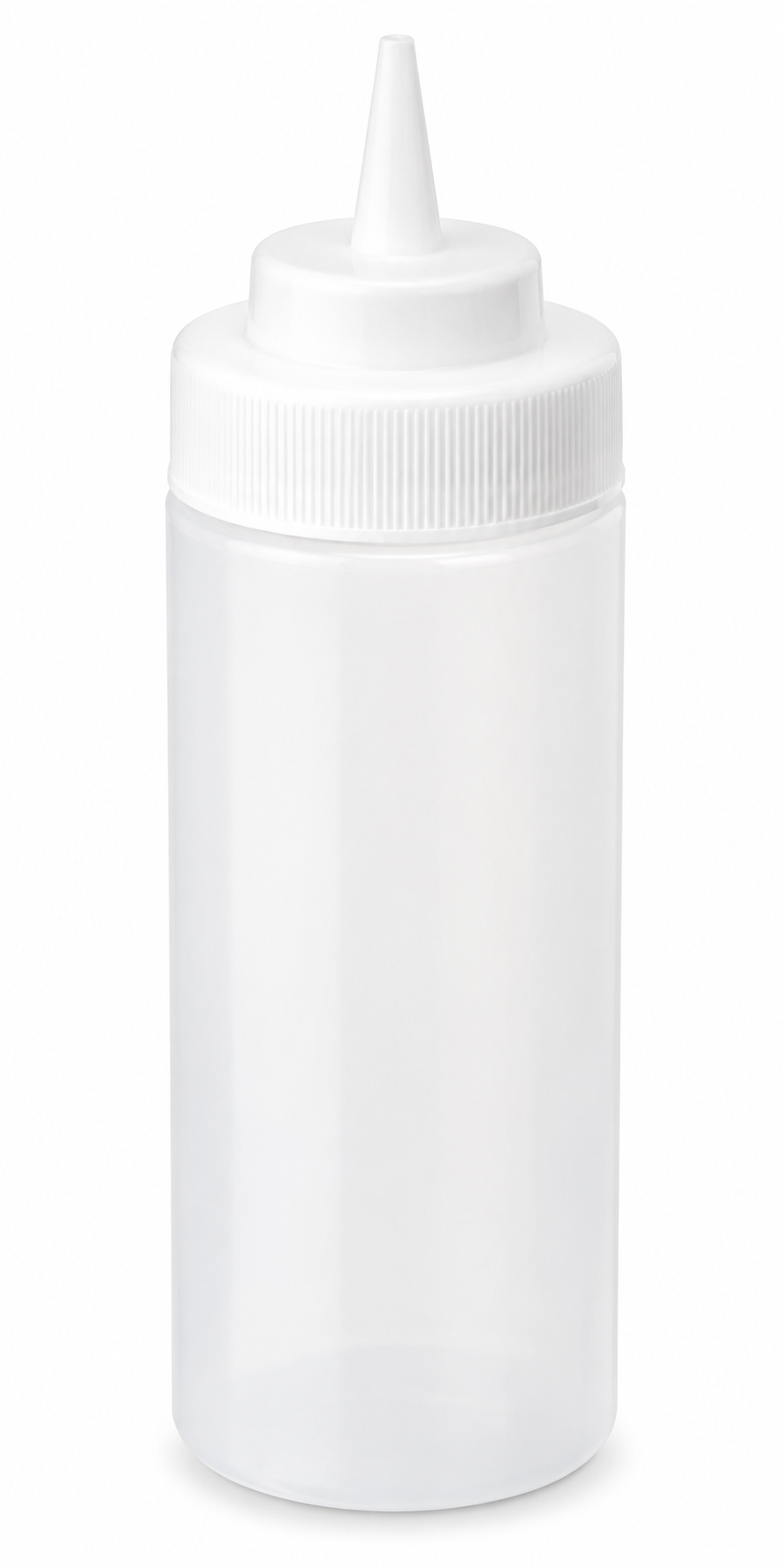 Wide Mouth Squeeze Bottles 6 Pack by Winco, 16 oz BPA-Free, automatic no-leak design for easy condiment dispensing.