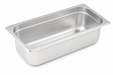 6 inch stainless steel steam table pan by Winco, perfect for commercial kitchens and buffet service.