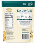 Five Seed Parmesan Thin Crisps packaging, showcasing nutritional information and gluten-free certification.