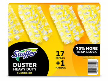 Swiffer Heavy Duty Duster Kit | 17 Refills + 1 Handle