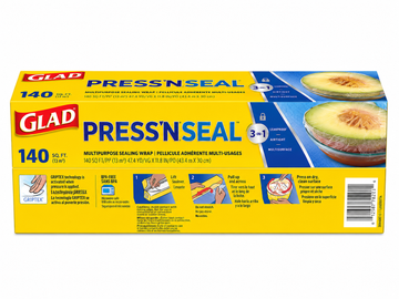 Glad Press’n Seal Multipurpose Sealing Wrap 140 Sq Ft