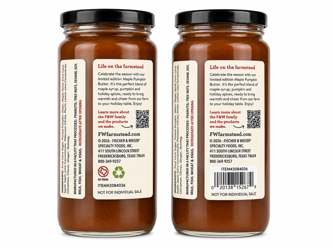 Maple Pumpkin Butter 18.5 oz | Fischer & Wieser Farmstead