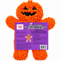 Durable Plush Dog Toy 17 Inch with Rope & Squeakers in pumpkin shape, ideal for chewing and interactive play.