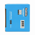 Box of Organic Chewy Granola Bars from Snakkidz, featuring blue packaging and recycling symbols.