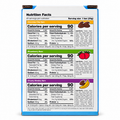 Nutrition facts for Organic Chewy Granola Bars 45 Count Variety Pack including Chocolate Chip, Strawberry, and Chunky Monkey.