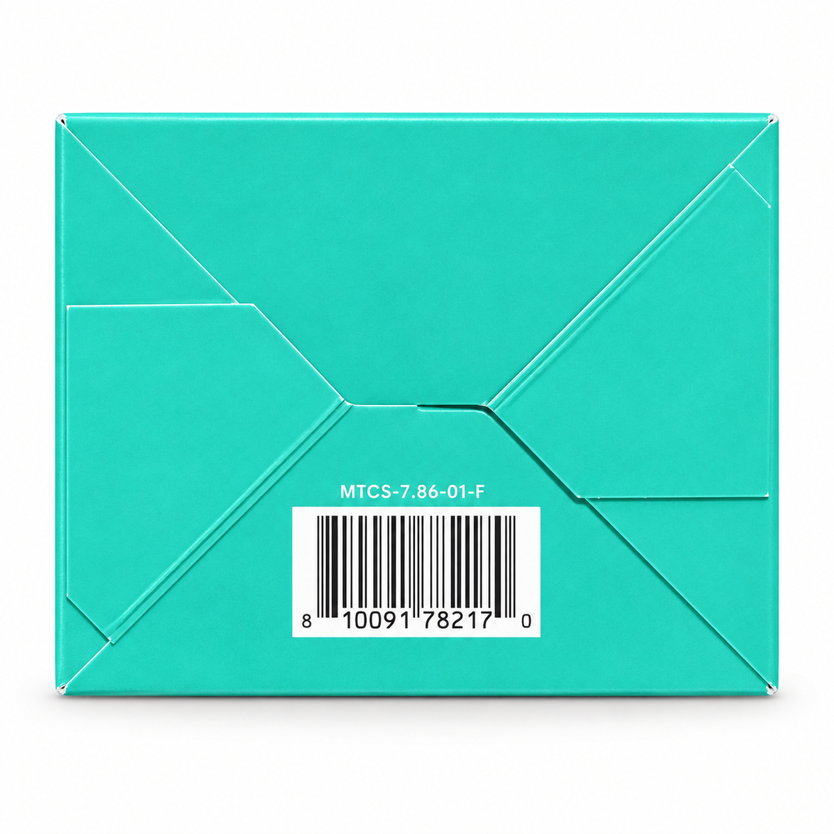 Siete Mild Taco Seasoning packaging back view featuring barcode and teal design, 6 pouches of seasoning inside.