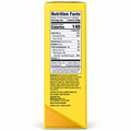 Nutrition facts label for Toblerone Biscoff Truffles, highlighting serving size and calorie content.