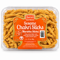 Sesame Chakri Sticks 21.1 oz pack from Surati, crispy savory Indian snack with sesame and spices.