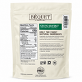 Béquet Celtic Sea Salt Caramels packaging with nutrition facts and details of soft butter caramels.