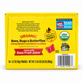 Organic Fruit Flavored Snacks 50 pouches from Annie's featuring strawberry, raspberry, and apple flavors.