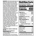 Nutrition facts label for Tonkotsu Kuromayu Ramen 3.56 oz Bowls detailing ingredients and serving information.