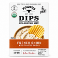 Kinder's French Onion Seasoning Mix 6-Pack with toasted onions, garlic, USDA Organic seasoning for dips and soups.