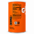 Gatorade Glacier Freeze Powder nutrition facts and serving information from a 4 lb container.