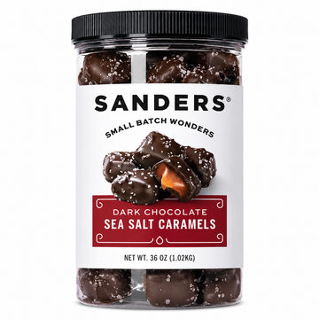 Senders Dark Chocolate Sea Salt Caramels 36 oz (Pack of 1) (Color May Vary) MADE IN USA New 2025