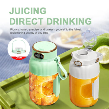 Portable Juicer Blender – 1000ml USB Rechargeable Smoothie Maker