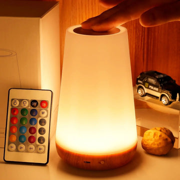 Night Light – Touch & Remote Control LED Table Lamp Rechargeable