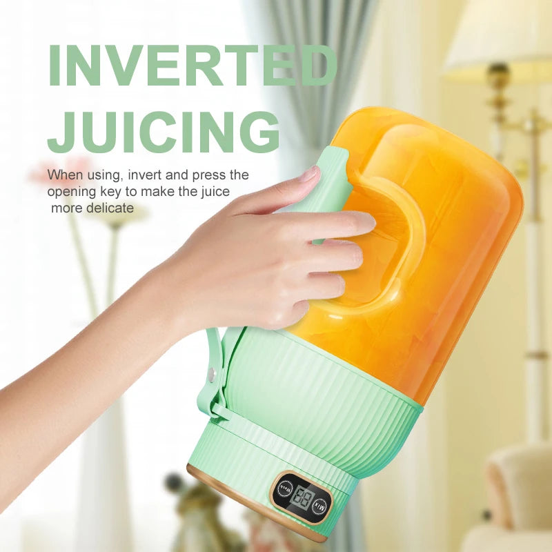 Portable Juicer Blender – 1000ml USB Rechargeable Smoothie Maker