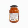 Fredericksburg Peach Preserves 40oz jar showcasing nutritional information and authentic Texas flavor.