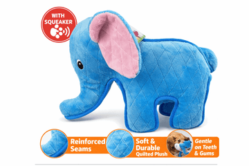 SAFARI Tough Dog Plush Toy with Squeaker, durable dog plush toy designed for fun and engagement.